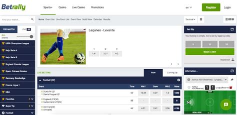 Betrally bookmaker review, betting guide & sign.